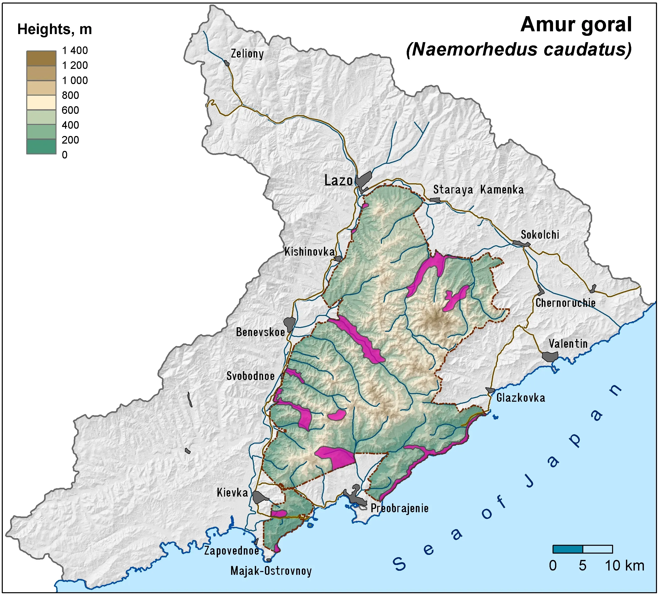goral map